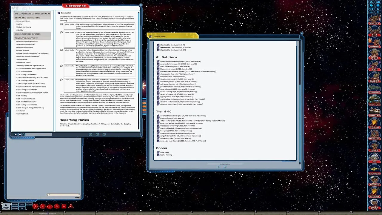 Fantasy Grounds - Starfinder RPG - Starfinder Society Scenario #2-20: Shades of Spite Screenshot 3