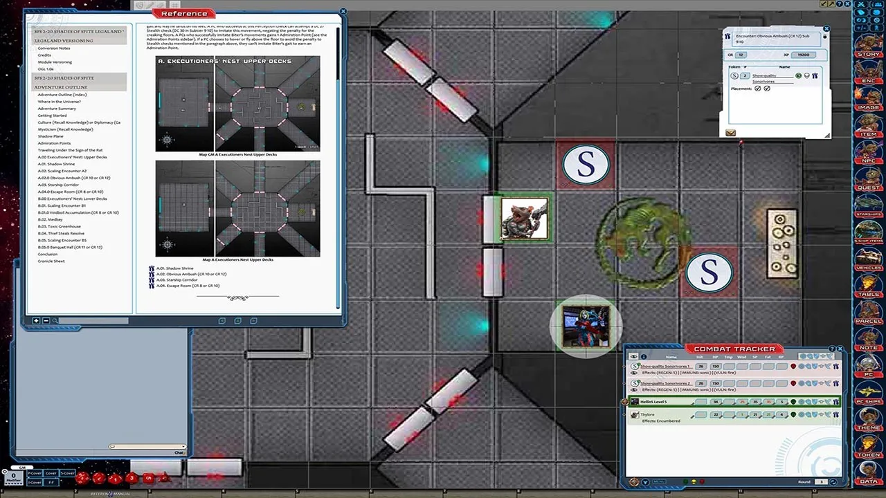 Fantasy Grounds - Starfinder RPG - Starfinder Society Scenario #2-20: Shades of Spite Screenshot 1
