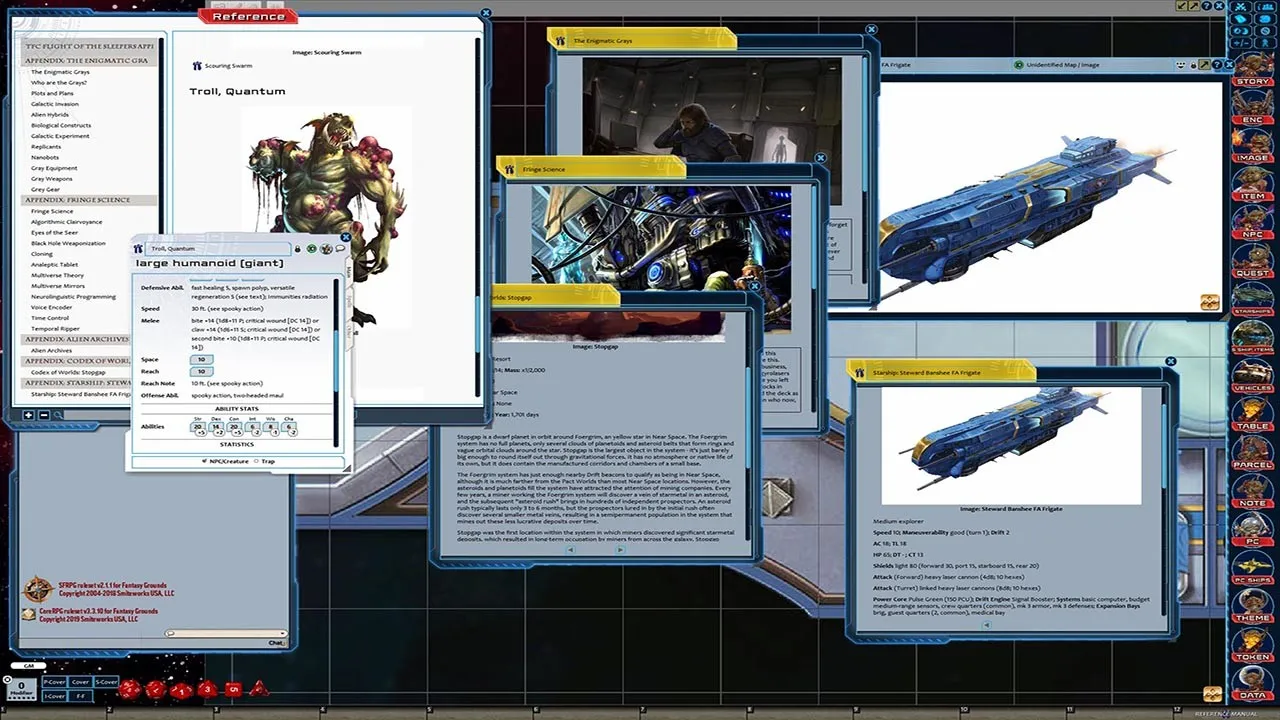 Fantasy Grounds - Starfinder RPG - The Threefold Conspiracy AP 2: Flight of the Sleepers Screenshot 2