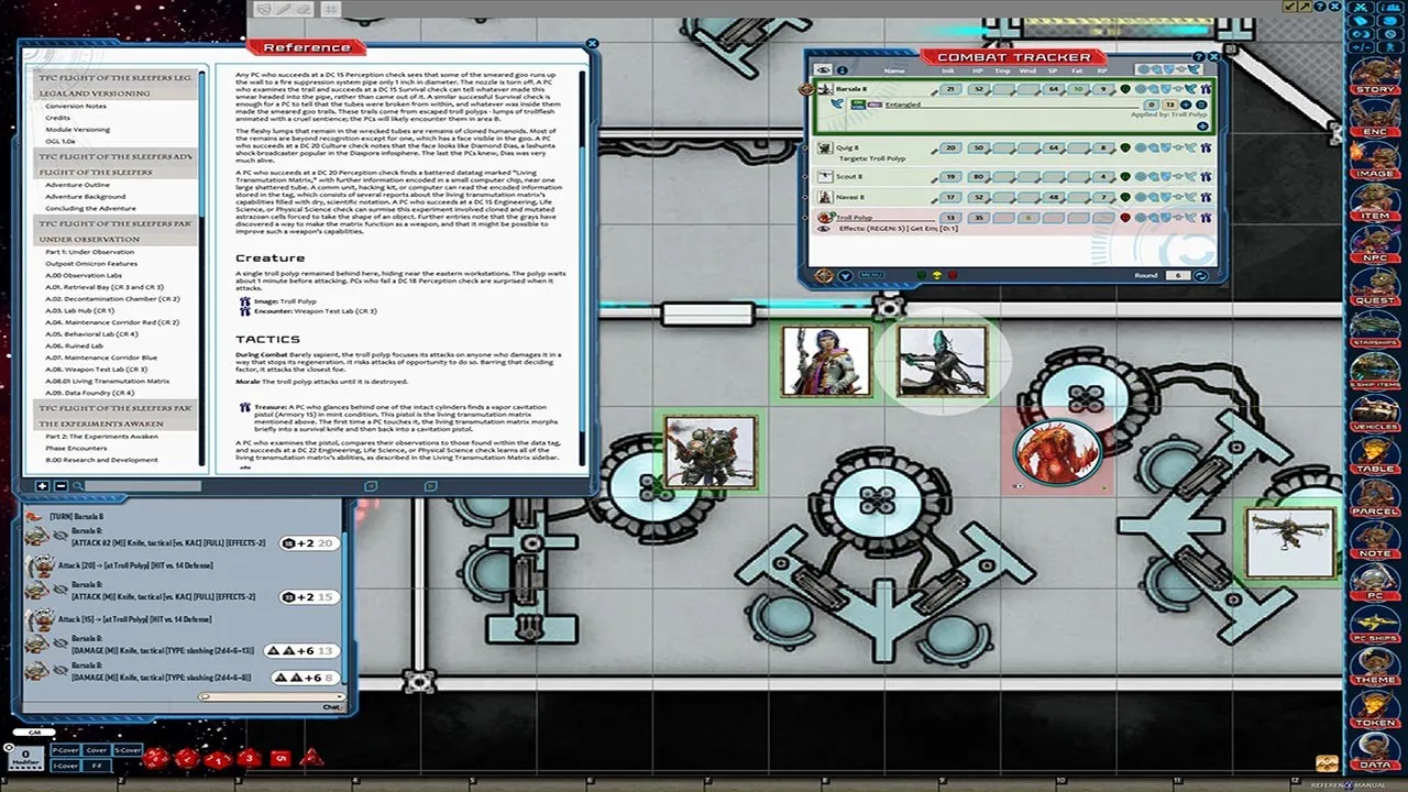 Fantasy Grounds - Starfinder RPG - The Threefold Conspiracy AP 2: Flight of the Sleepers Screenshot 3