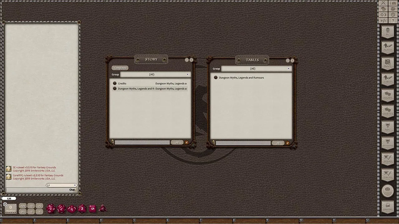 Fantasy Grounds - Rumours, Notes and Books Collection Screenshot 7