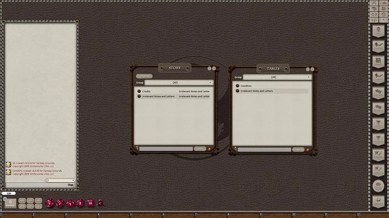 Fantasy Grounds - Rumours, Notes and Books Collection Screenshot 2