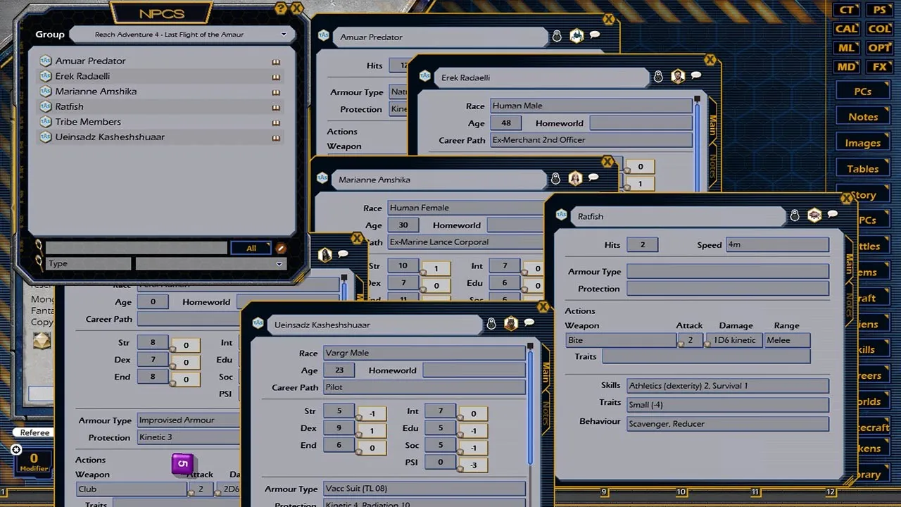 Fantasy Grounds - Reach Adventure 4: Last Flight of the Amuar Screenshot 2