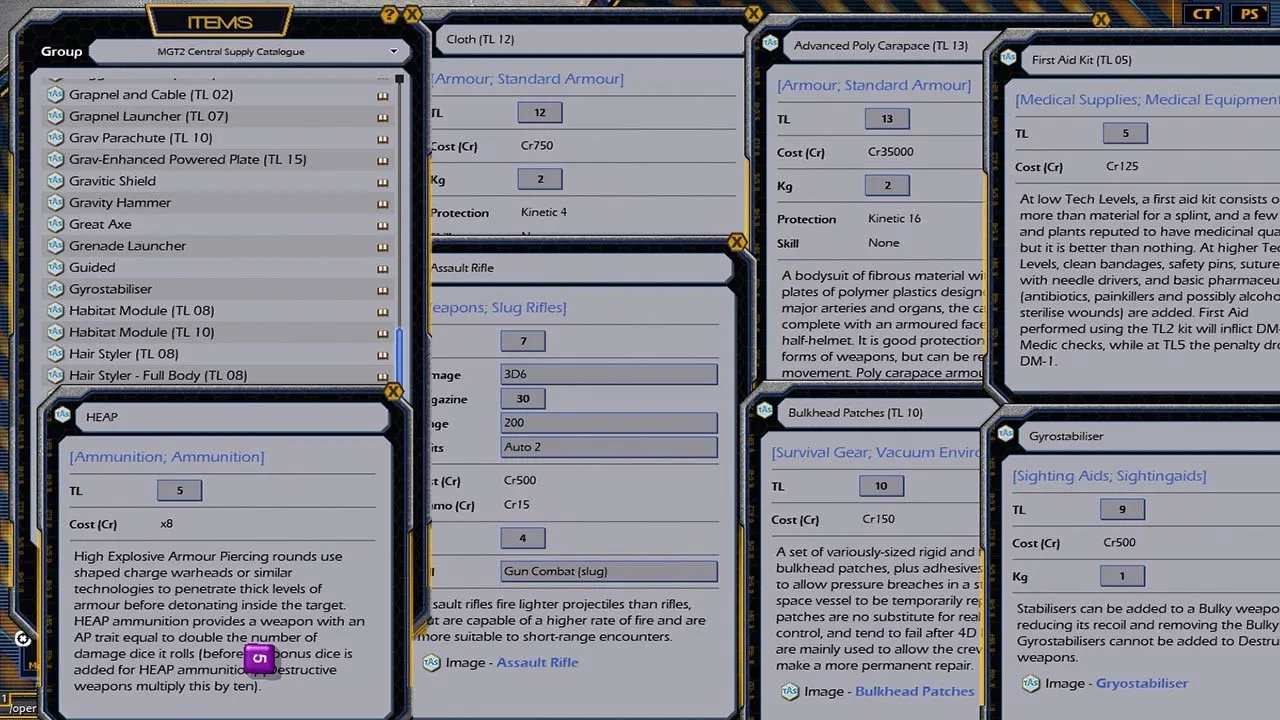 Fantasy Grounds - Central Supply Catalogue Screenshot 2