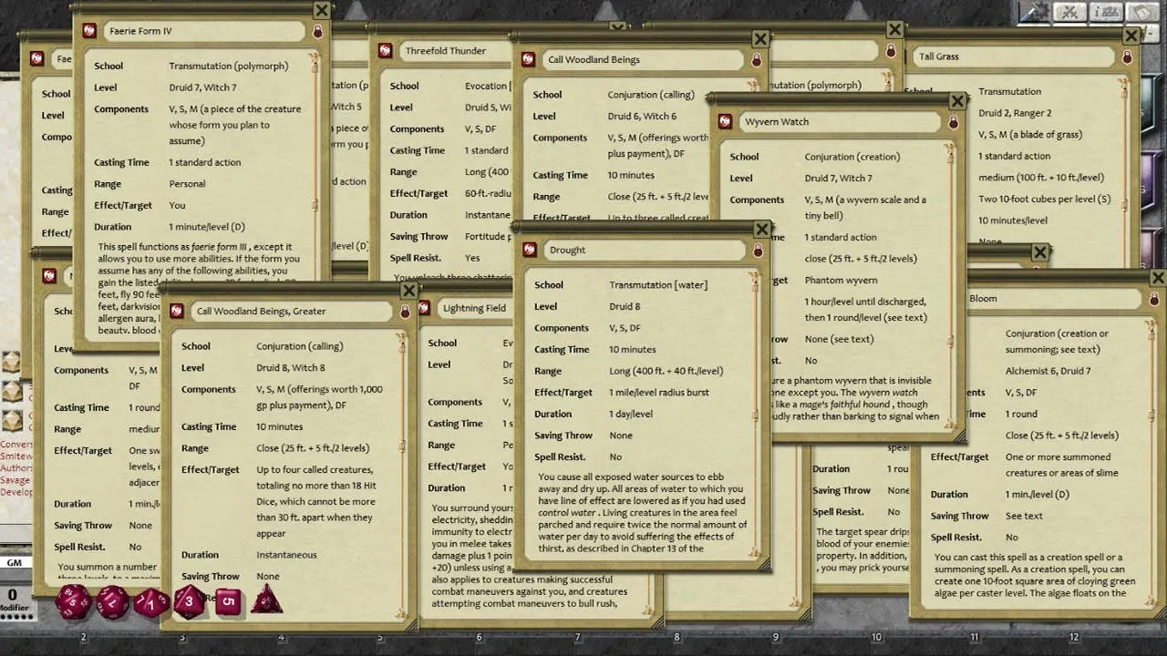 Fantasy Grounds - Legendary Villains: Dark Druids Screenshot 3