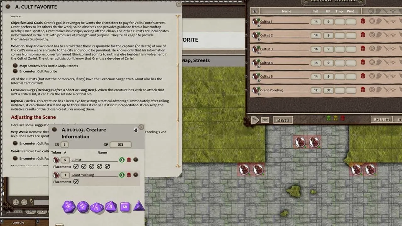 Fantasy Grounds - D&D Adventurers League 09-02 Stopped at the Gate Screenshot 1
