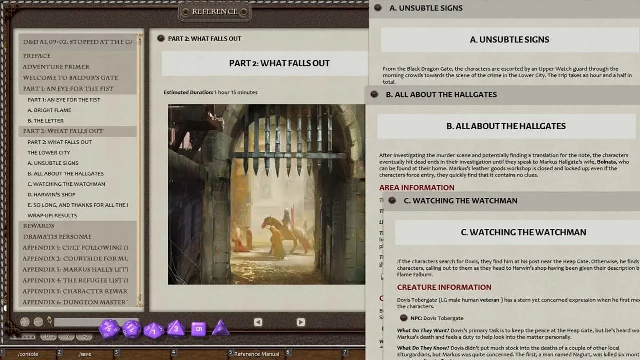 Fantasy Grounds - D&D Adventurers League 09-02 Stopped at the Gate Screenshot 0