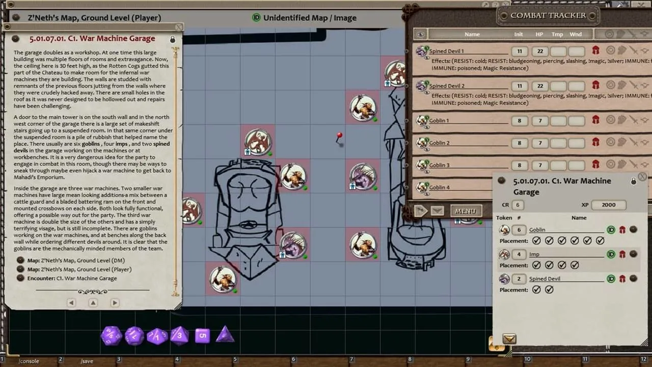 Fantasy Grounds - D&D Adventurer's League 09-06 Infernal Insurgency Screenshot 4