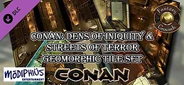 Fantasy Grounds - Conan: Dens of Iniquity & Streets of Terror Geomorphic Tile Set