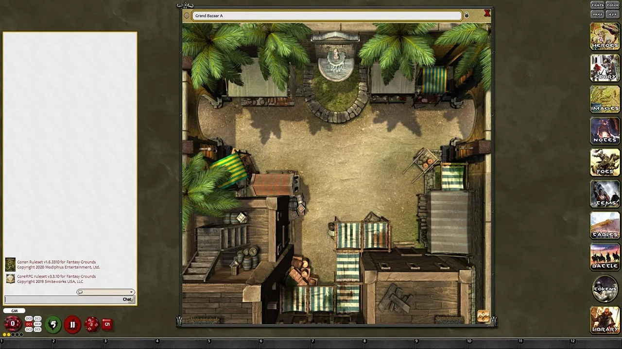 Fantasy Grounds - Conan: Dens of Iniquity & Streets of Terror Geomorphic Tile Set Screenshot 4