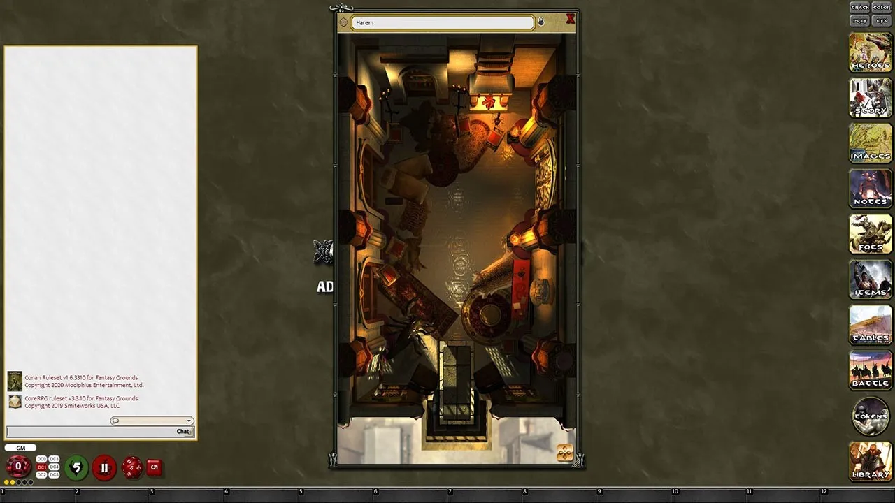 Fantasy Grounds - Conan: Dens of Iniquity & Streets of Terror Geomorphic Tile Set Screenshot 0