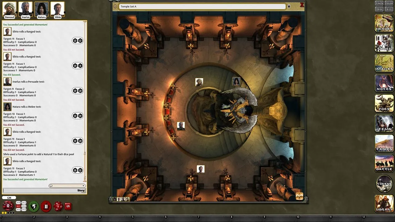 Fantasy Grounds - Conan: Forbidden Places & Pits of Horror Geomorphic Tile set Screenshot 0