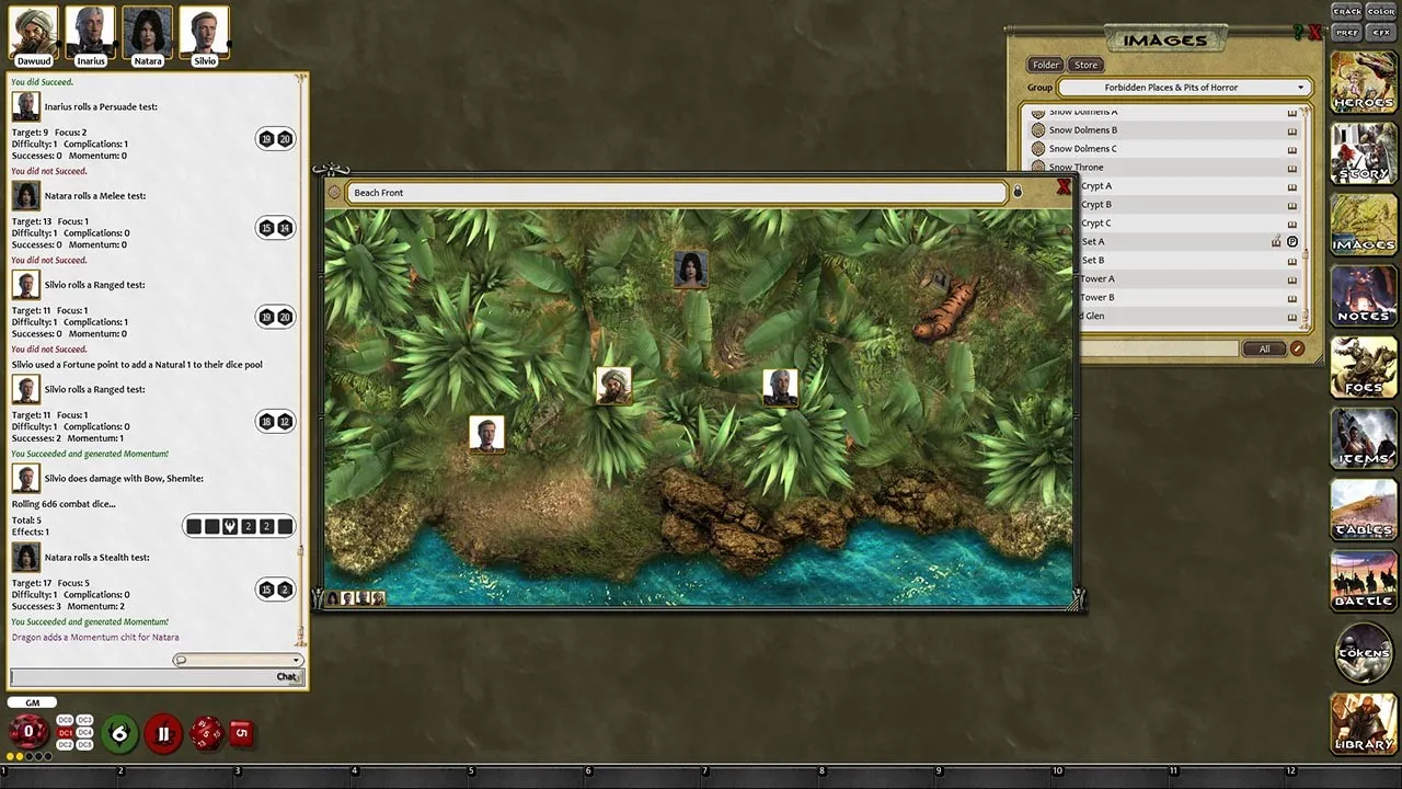 Fantasy Grounds - Conan: Forbidden Places & Pits of Horror Geomorphic Tile set Screenshot 2