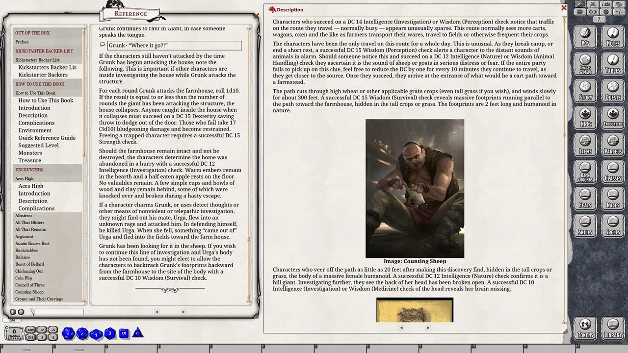 Fantasy Grounds - Out of the Box: Encounters Screenshot 7