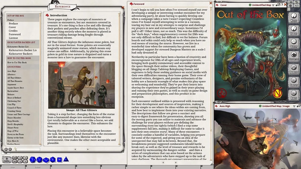 Fantasy Grounds - Out of the Box: Encounters Screenshot 6