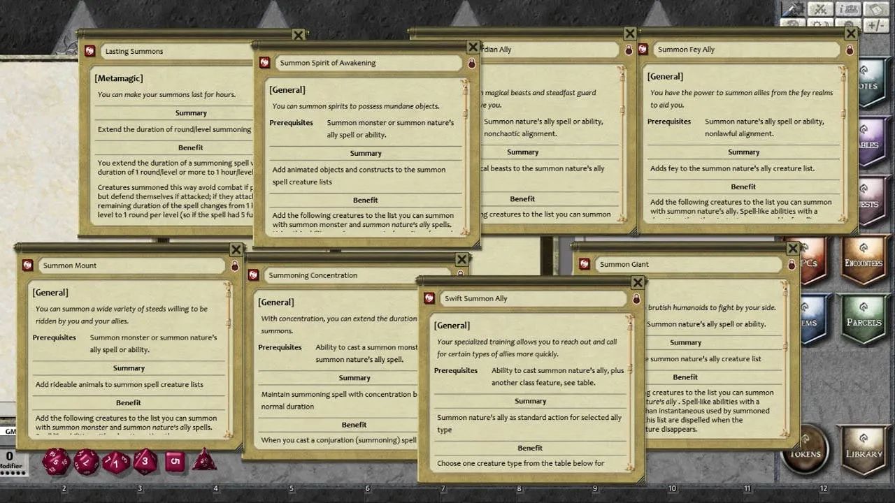 Fantasy Grounds - Legendary Summoners Screenshot 2