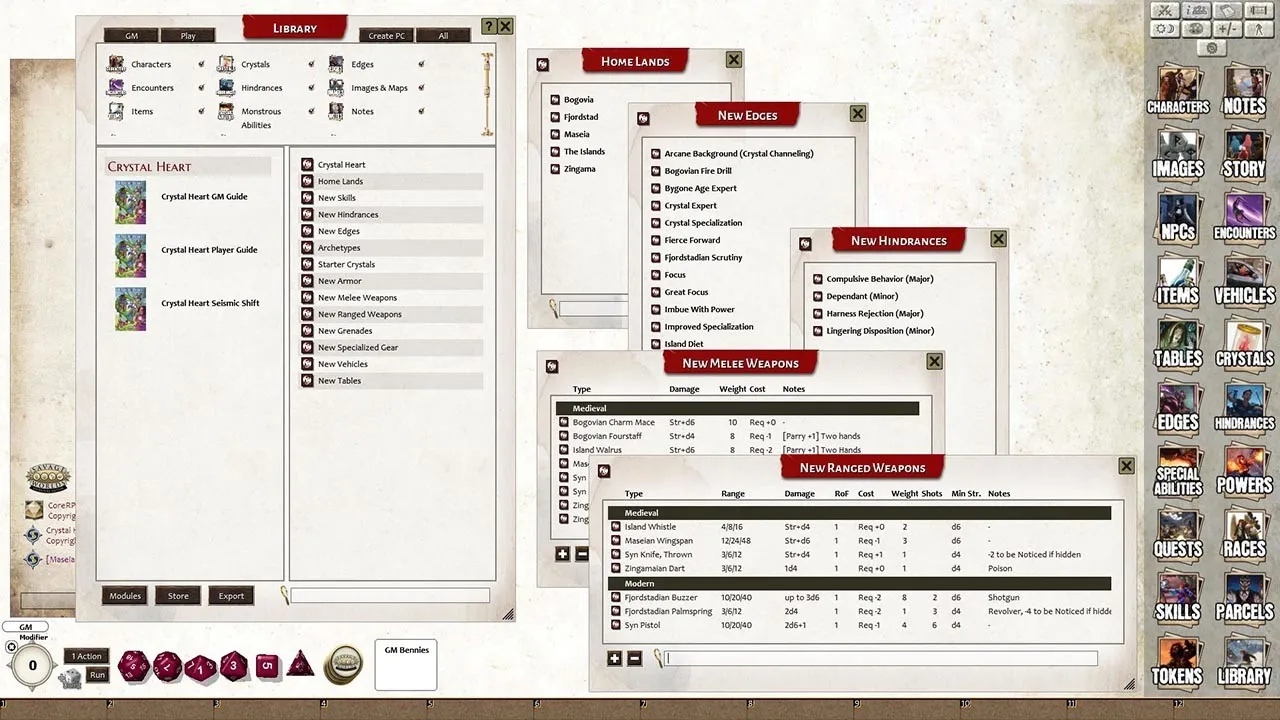 Fantasy Grounds - Crystal Heart Screenshot 1