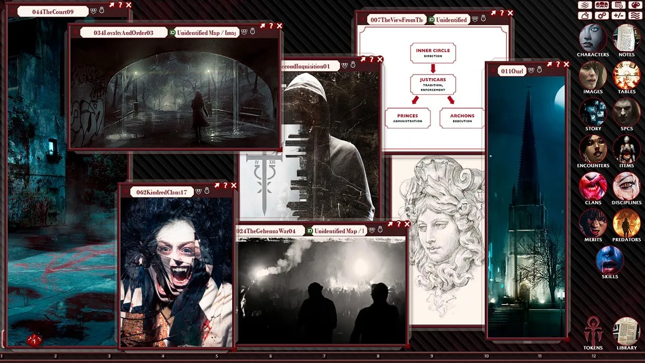 Fantasy Grounds - Vampire: The Masquerade, The Camarilla Screenshot 3