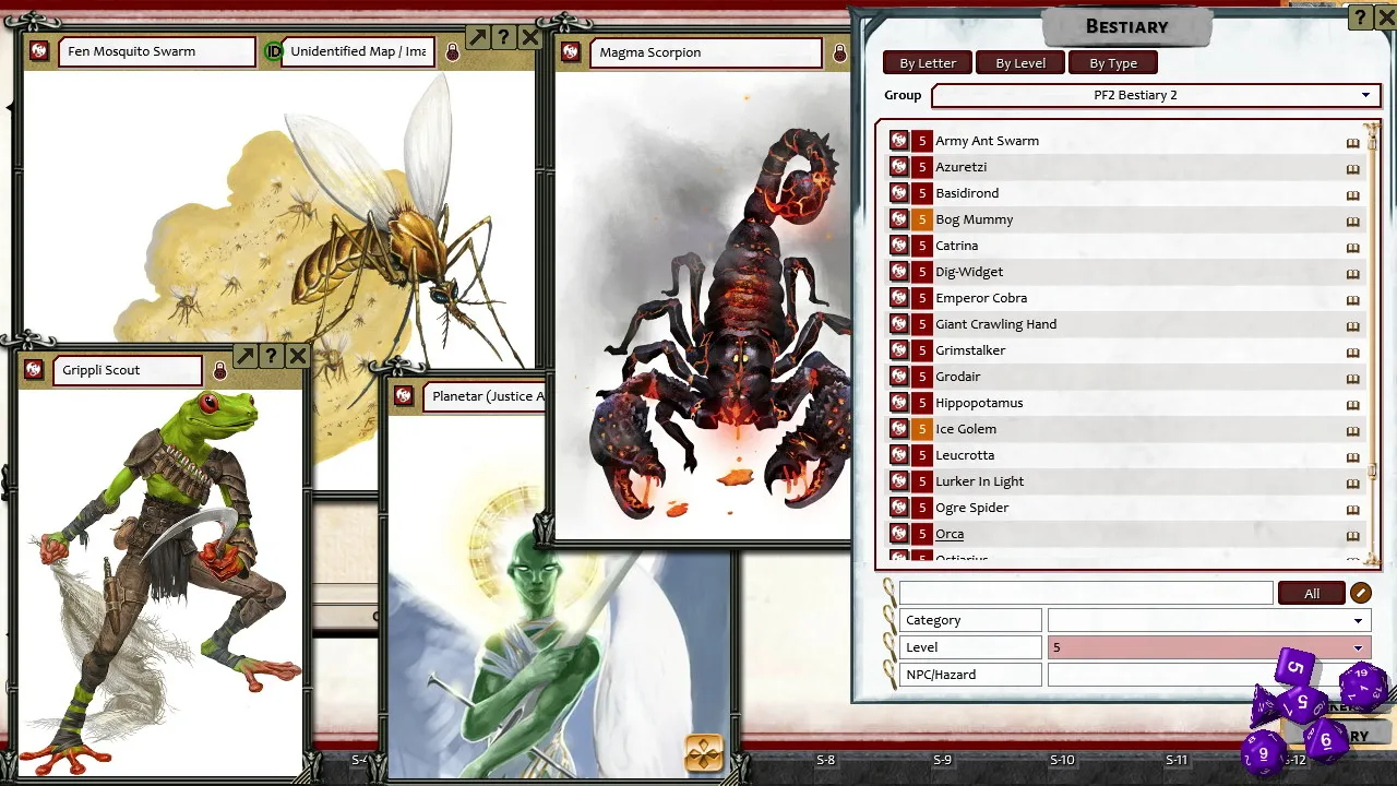 Fantasy Grounds - Pathfinder 2 RPG - Bestiary 2 Screenshot 3