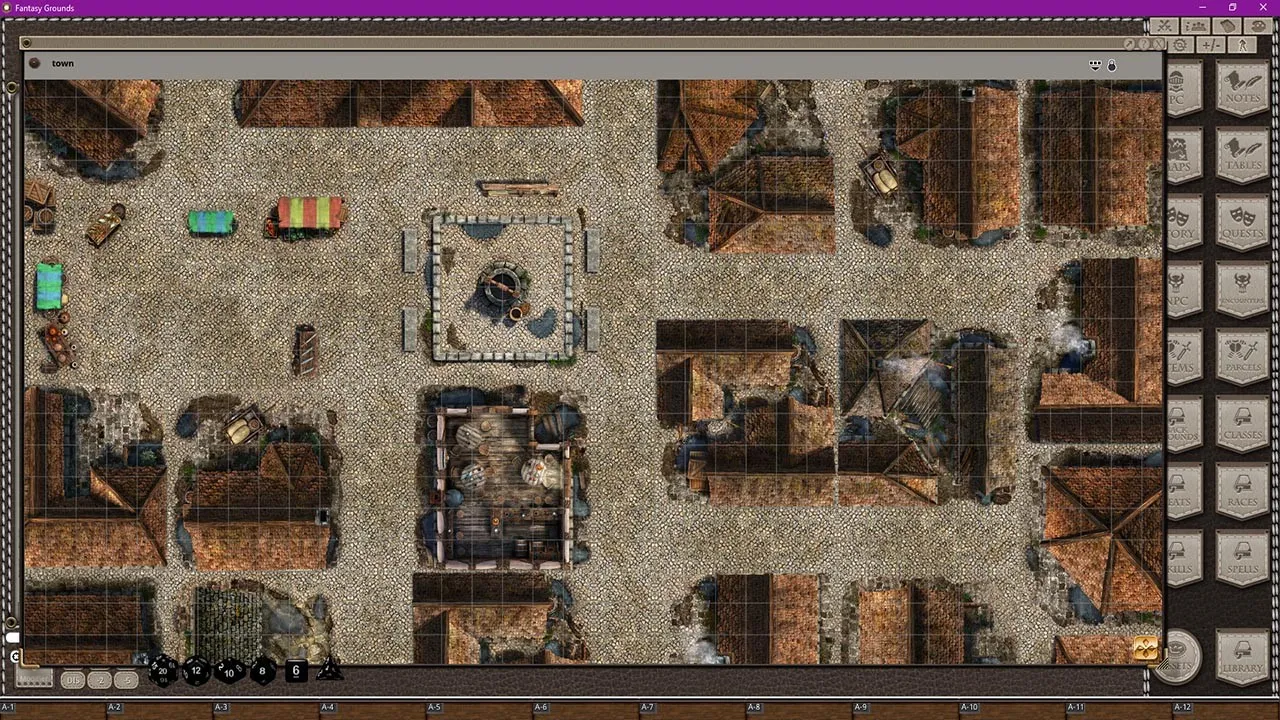 Fantasy Grounds - Black Scrolls Medieval Fantasy City (Map Tile Pack) Screenshot 3