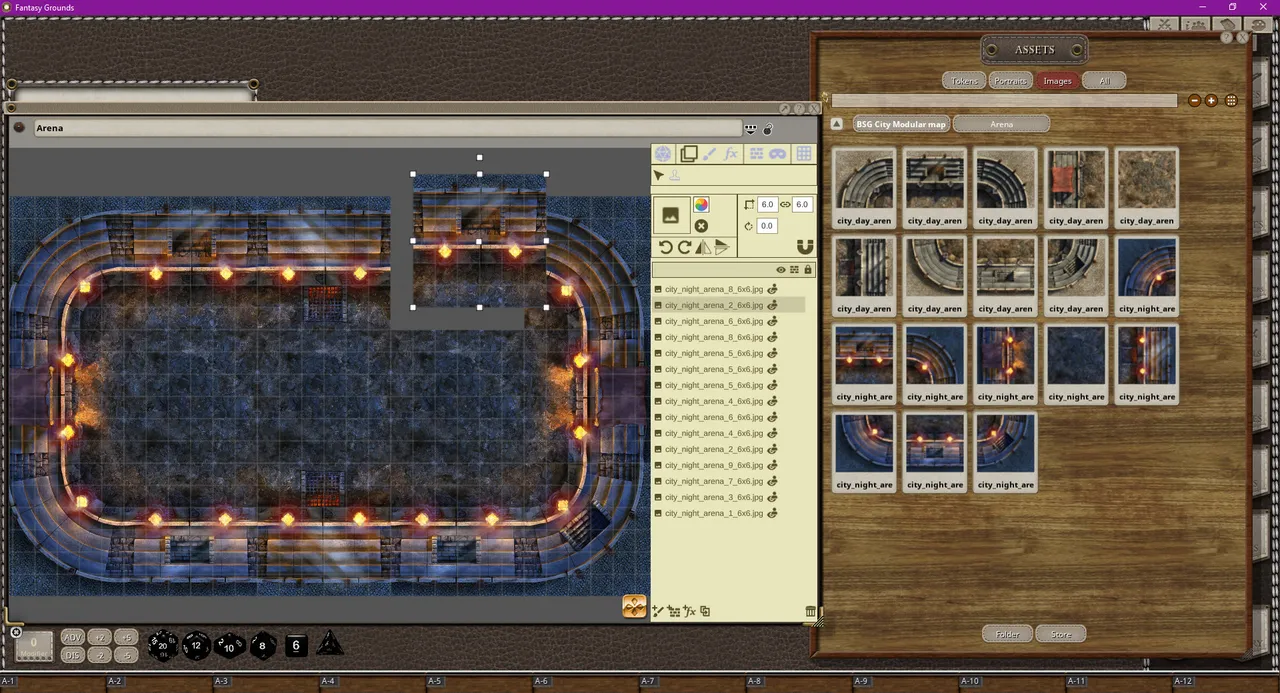 Fantasy Grounds - Black Scrolls Medieval Fantasy City (Map Tile Pack) Screenshot 4
