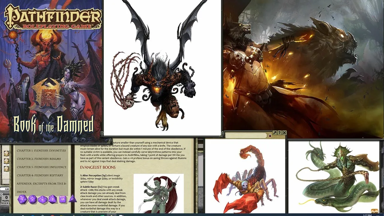 Fantasy Grounds - Pathfinder RPG - Book of the Damned Screenshot 0