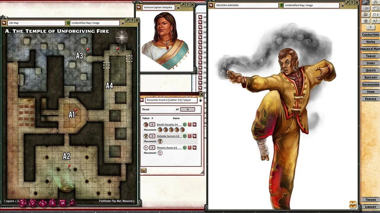 Fantasy Grounds - Pathfinder 2 RPG - Pathfinder Society Quest #2: Unforgiving Fire Screenshot 2