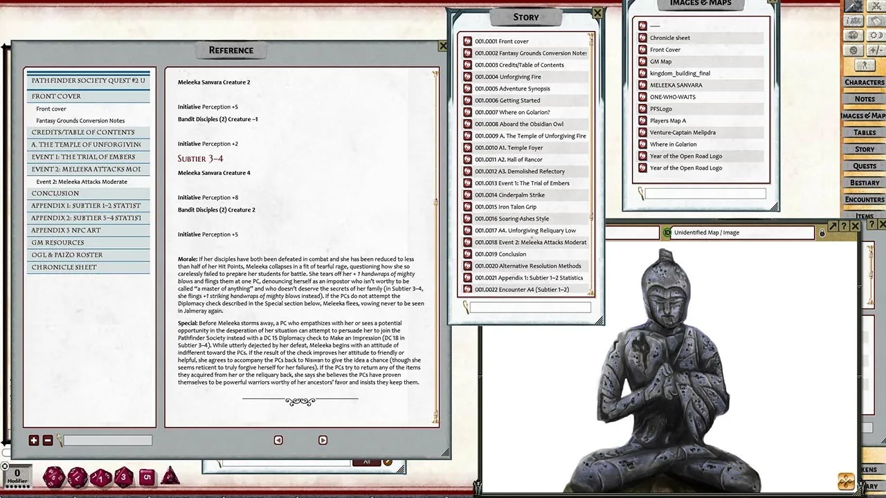 Fantasy Grounds - Pathfinder 2 RPG - Pathfinder Society Quest #2: Unforgiving Fire Screenshot 3