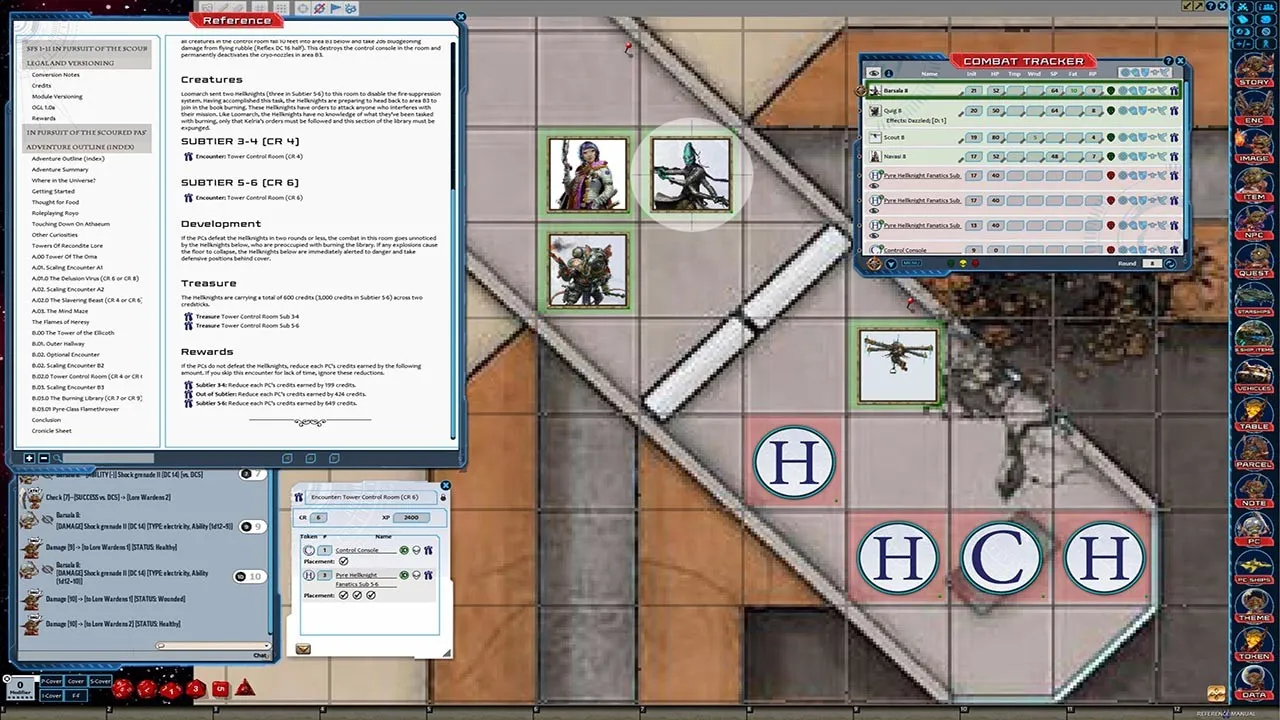 Fantasy Grounds - Starfinder RPG - Society Scenario #1-11: In Pursuit of the Scoured Past Screenshot 2