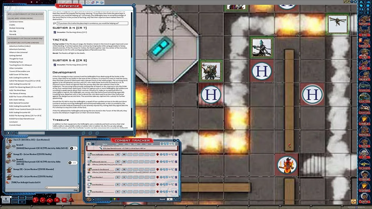 Fantasy Grounds - Starfinder RPG - Society Scenario #1-11: In Pursuit of the Scoured Past Screenshot 4