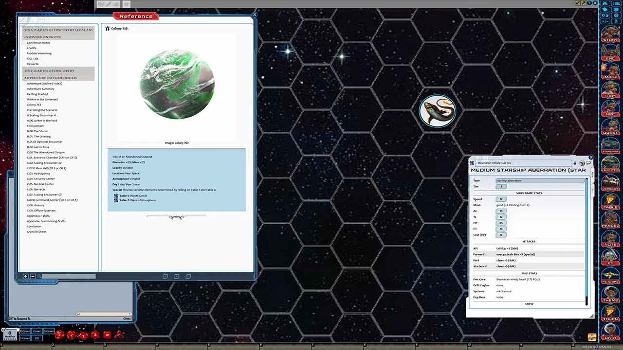 Fantasy Grounds - Starfinder RPG - Society Scenario #1-12: Ashes of Discovery Screenshot 4