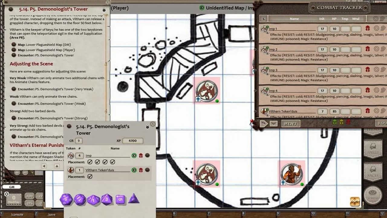Fantasy Grounds - D&D Adventurer's League 09-07 The Diabolical Dive Screenshot 2
