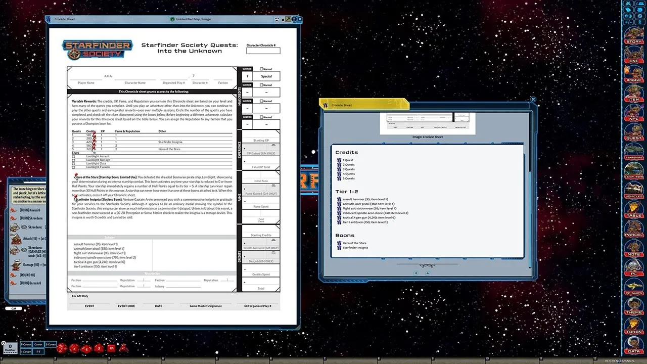 Fantasy Grounds - Starfinder RPG - Society Quest: Into the Unknown Screenshot 5
