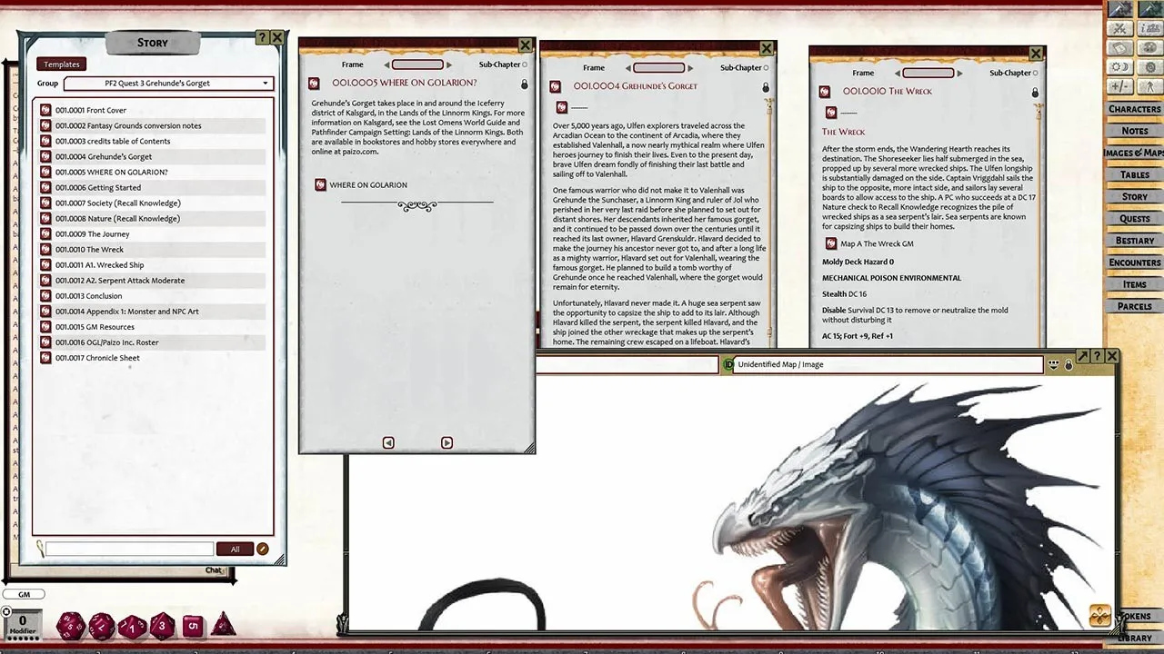 Fantasy Grounds - Pathfinder 2 RPG - Pathfinder Society Quest #3: Grehunde's Gorget Screenshot 3