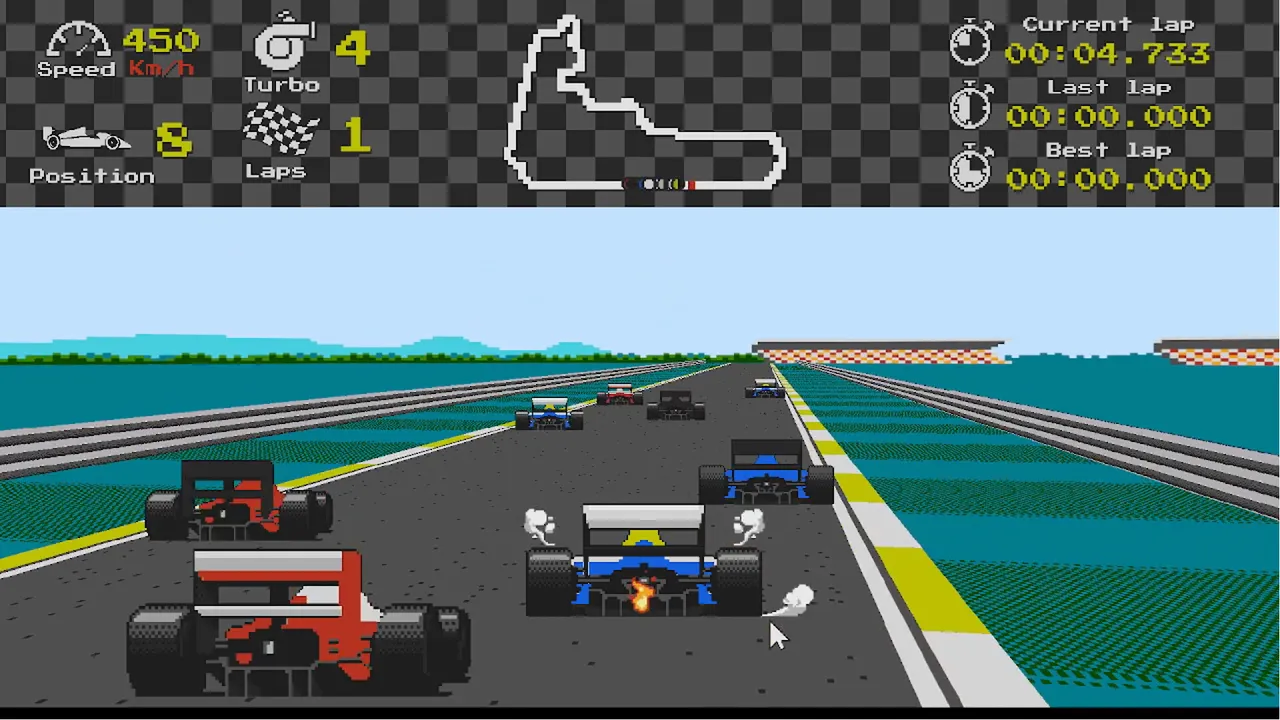 Arcade 80's Racing Screenshot 1