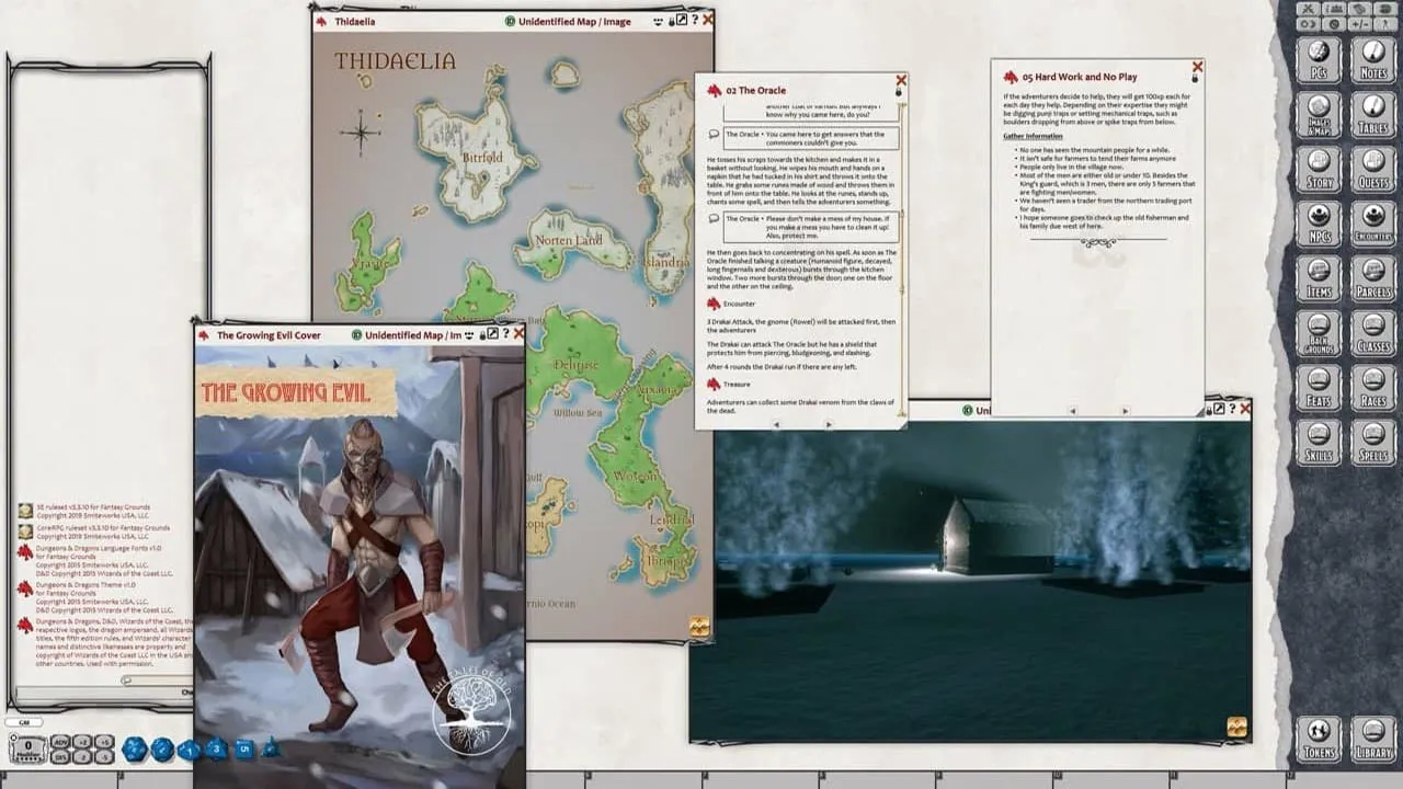Fantasy Grounds - The Growing Evil Screenshot 1