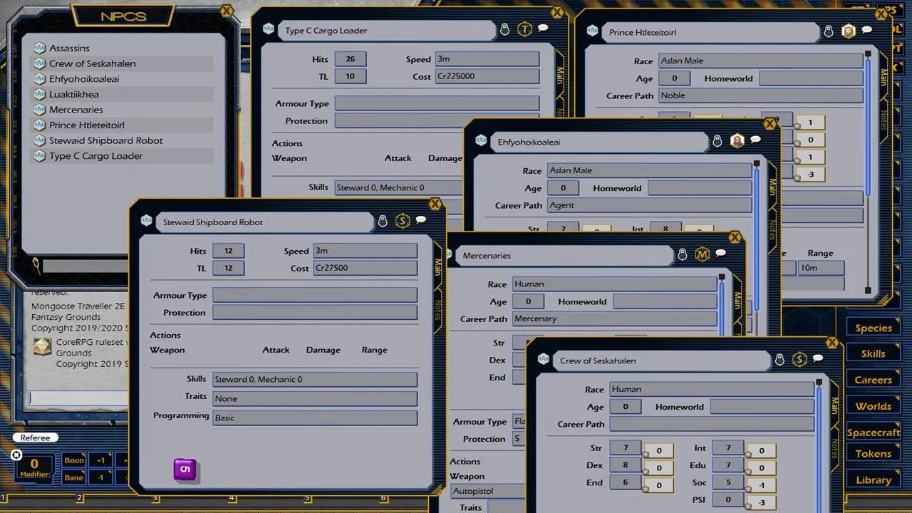 Fantasy Grounds - Reach Adventure 5: The Borderland Run Screenshot 3