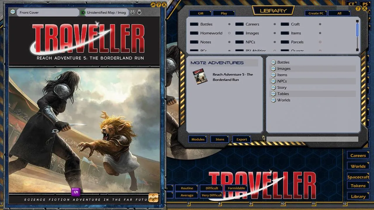 Fantasy Grounds - Reach Adventure 5: The Borderland Run Screenshot 0
