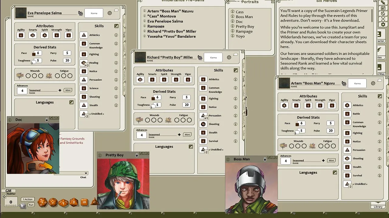 Fantasy Grounds - Wilderlands JumpStart Screenshot 1