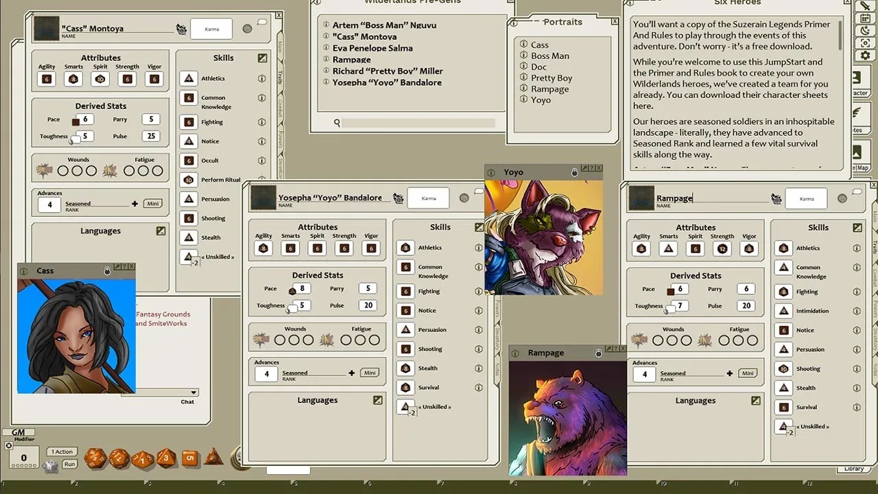 Fantasy Grounds - Wilderlands JumpStart Screenshot 3