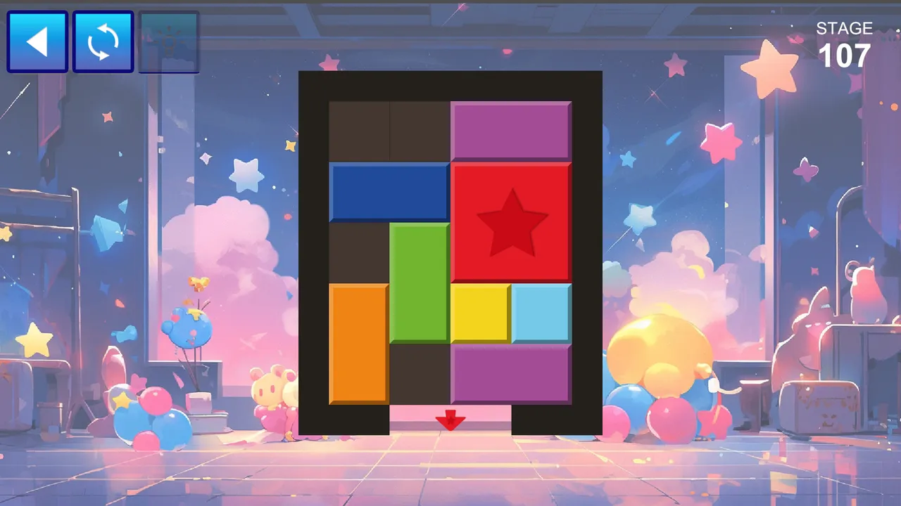 SLIDE BLOCKS ～ブロックをゴールに運ぼう！～ Screenshot 2