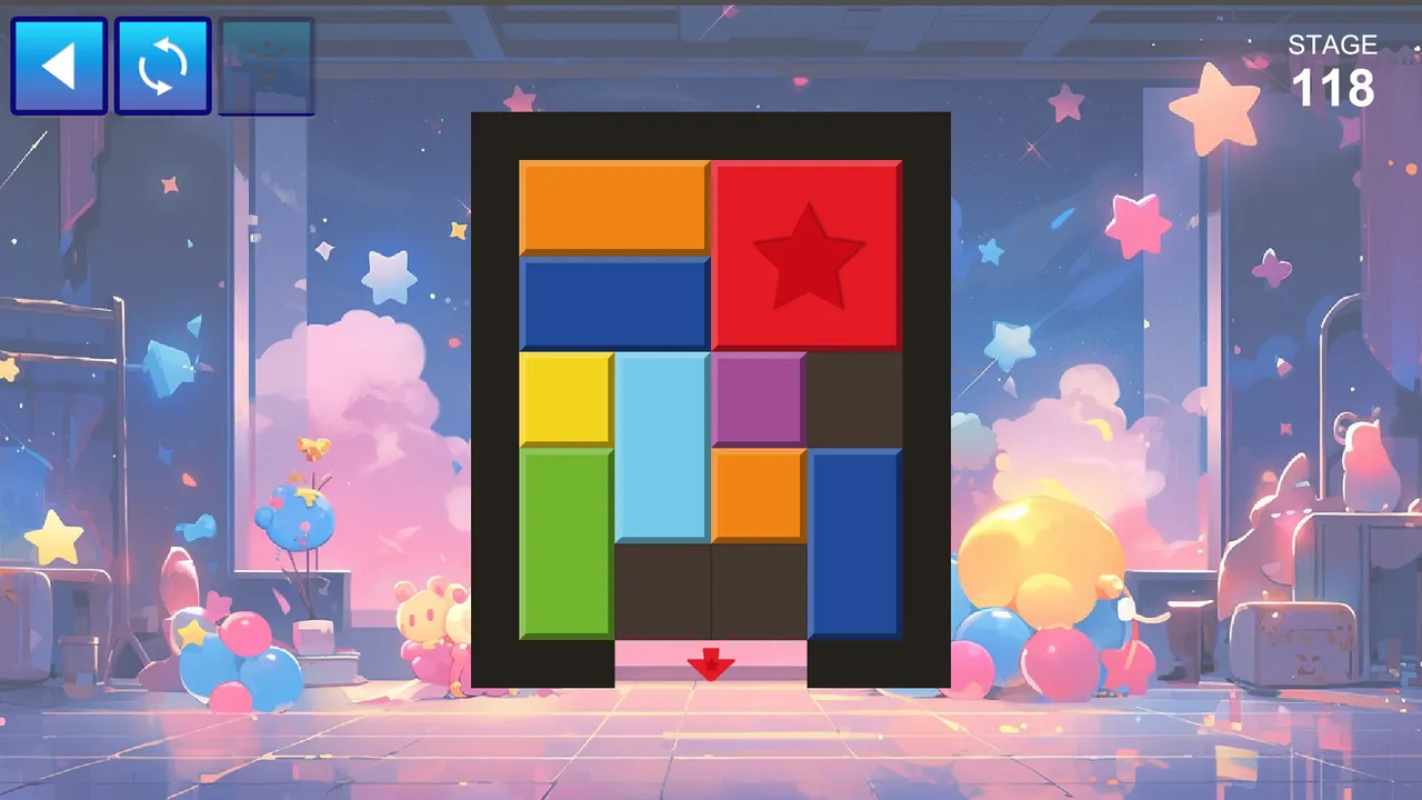 SLIDE BLOCKS ～ブロックをゴールに運ぼう！～ Screenshot 4