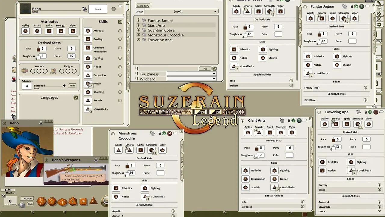 Fantasy Grounds - Untamed Empires JumpStart Screenshot 3
