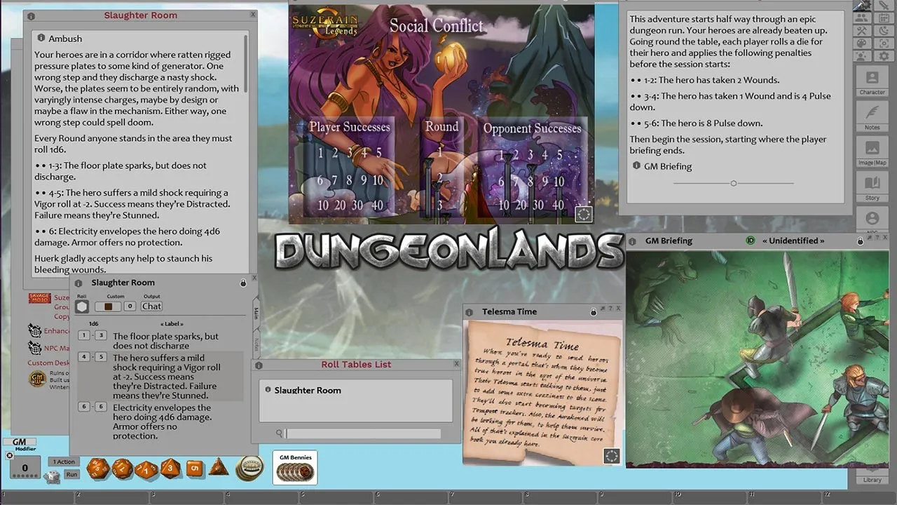 Fantasy Grounds - Dungeonlands JumpStart Screenshot 1