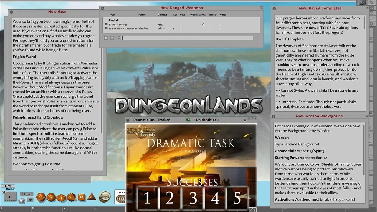 Fantasy Grounds - Dungeonlands JumpStart Screenshot 0