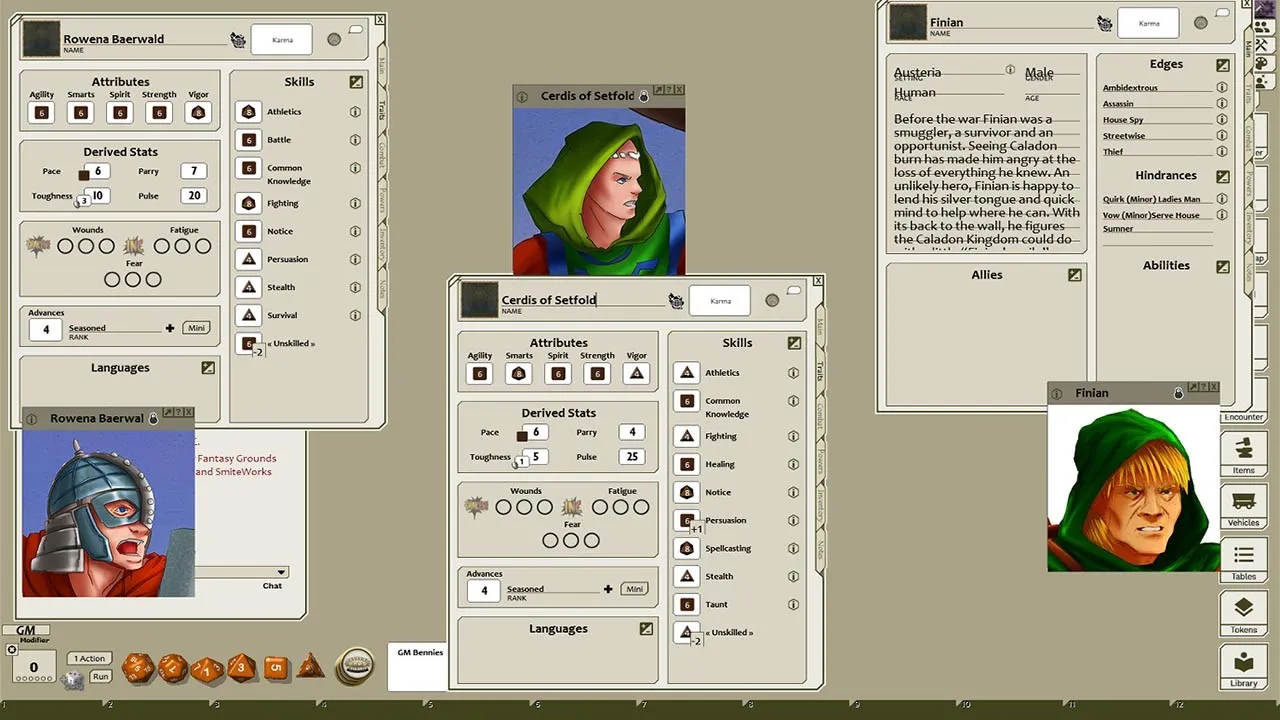 Fantasy Grounds - Austeria JumpStart Screenshot 0