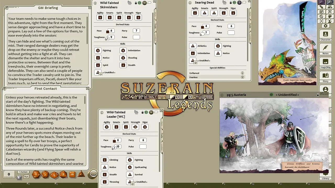 Fantasy Grounds - Austeria JumpStart Screenshot 3