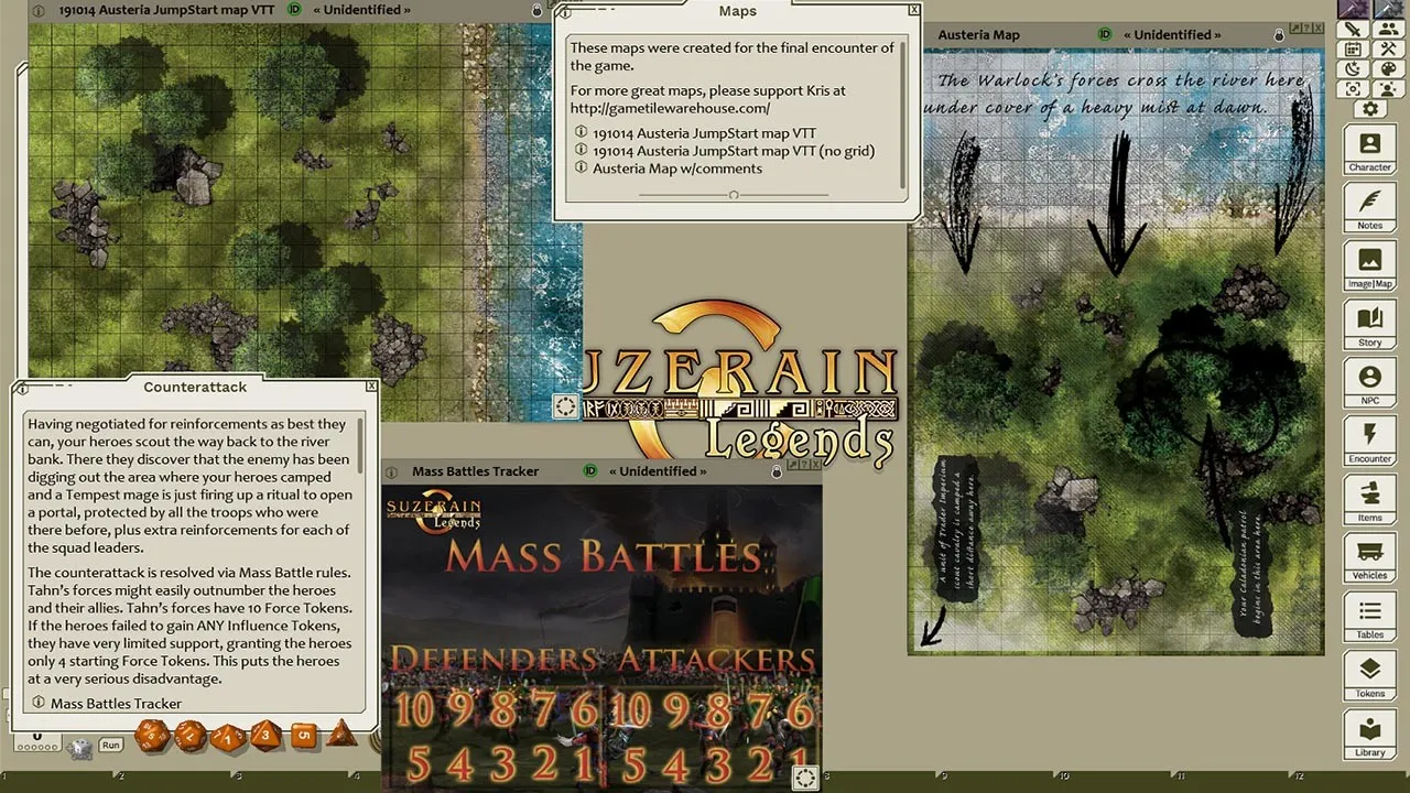 Fantasy Grounds - Austeria JumpStart Screenshot 4