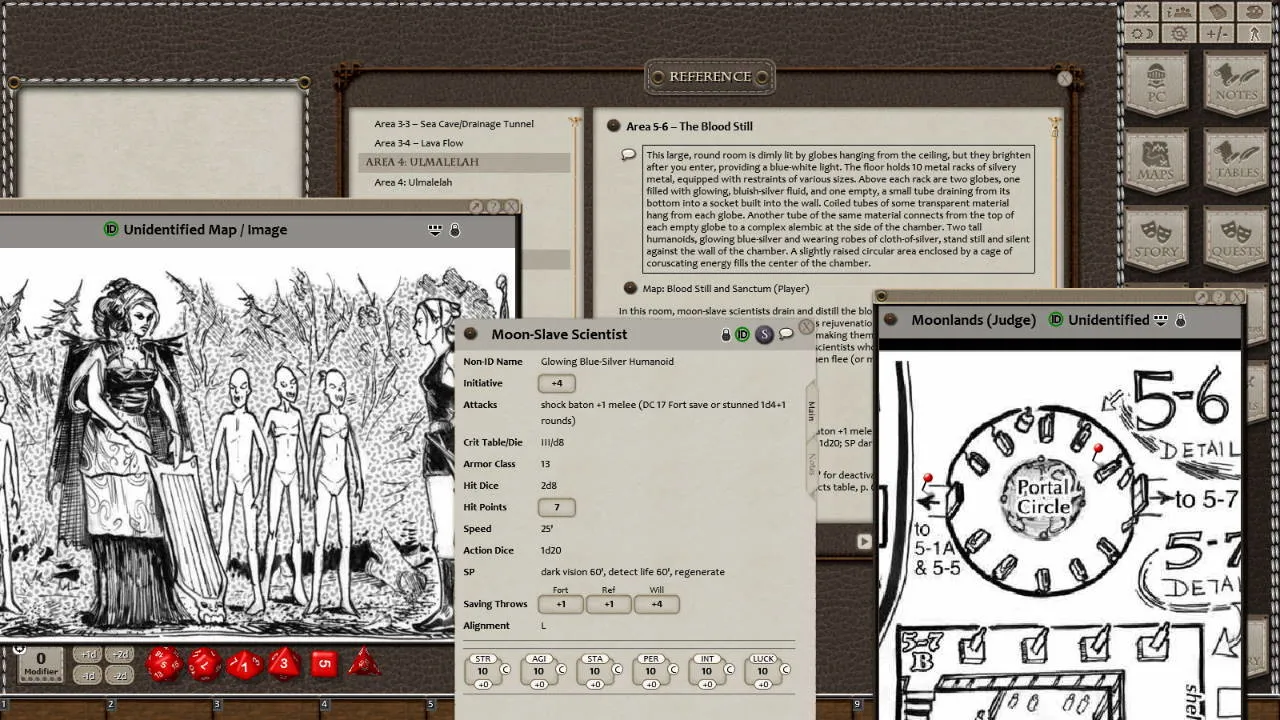 Fantasy Grounds - Dungeon Crawl Classic #93: Moon-Slaves of the Cannibal Kingdom Screenshot 2