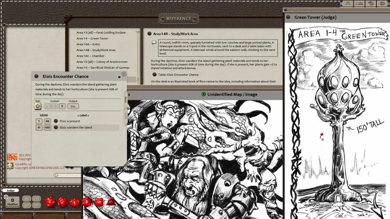 Fantasy Grounds - Dungeon Crawl Classic #93: Moon-Slaves of the Cannibal Kingdom Screenshot 3